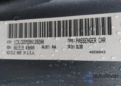 2008 Chrysler Sebring Limited from USA, damaged, VIN 1C3LC65M28N128200